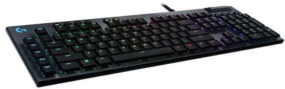 Logitech G915 LIGHTSPEED Wireless GL Clicky - US - Pelinäppäimistö - Amerikanenglanti - Musta